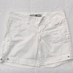Jolt White Shorts